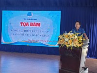Tọa đàm “Công tác tăng cường đoàn kết tập hợp thanh niên tín đồ tôn giáo trên địa bàn thị xã Điện Bàn ” năm 2022. ​​​​​​​