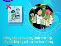 Đoàn trường THPT Phạm Phú Thứ tuyên truyền và tổ chức thi thiết kế graphic với chủ đề “Xây dựng tình bạn đẹp, nói không với bạo lực học đường”.