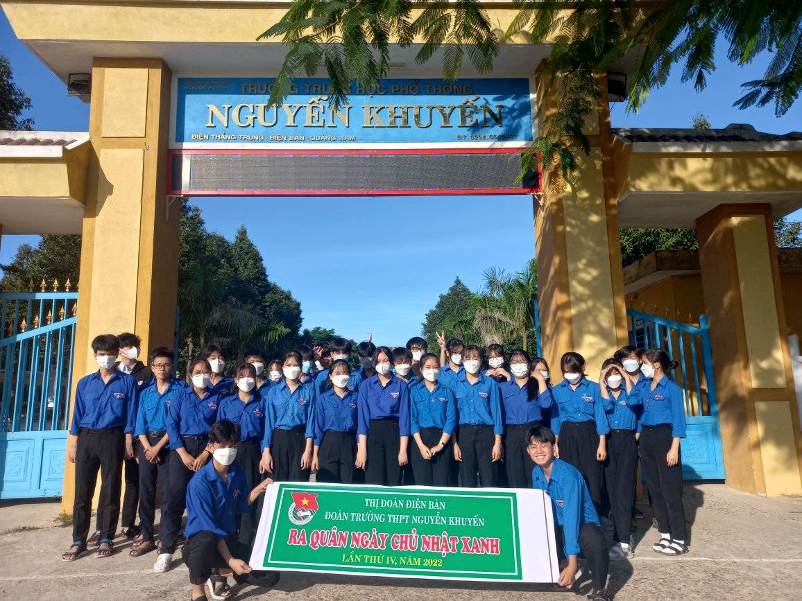 Tuổi trẻ Điện Bàn hưởng ứng Ngày ra quân chủ nhật xanh lần thứ IV năm 2022