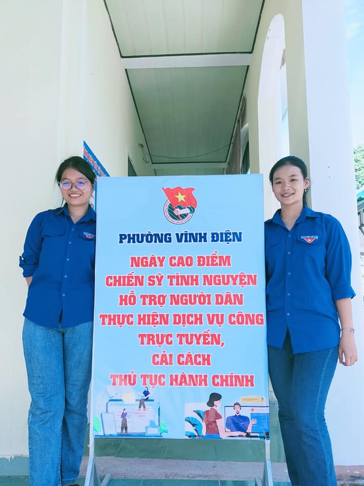 Đoàn phường Vĩnh Điện ra quân Ngày cao điểm Chiến sỹ tình nguyện vì đô thị văn minh